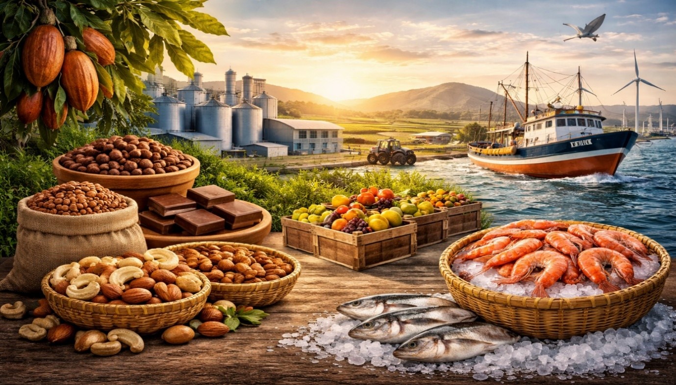 India’s Agri Value Chain Expansion through Nuts, Cocoa and Fisheries