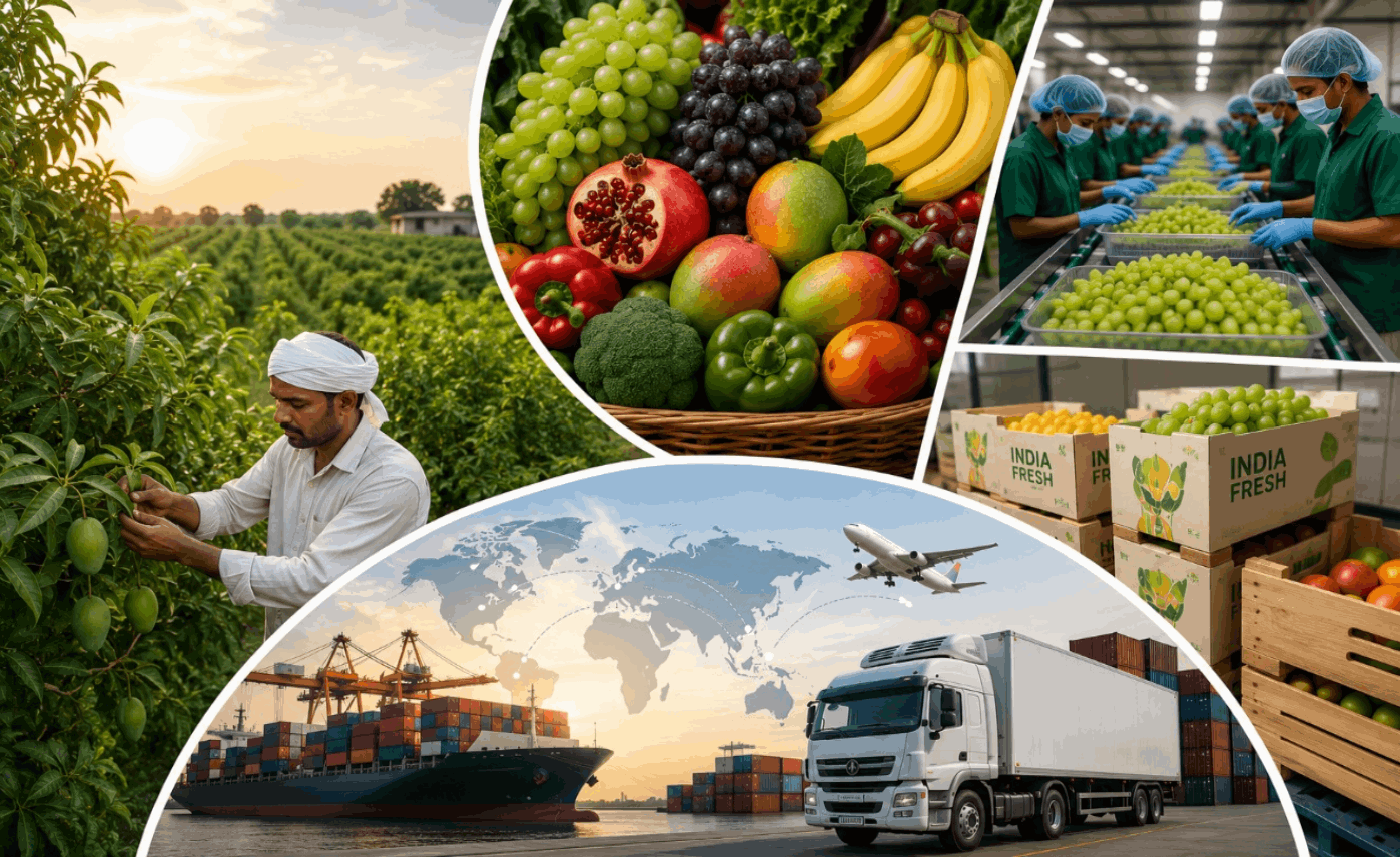 India's Premium Fresh Produce Exports: Creating New Opportunities for Farmers